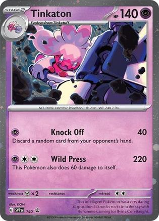 Tinkaton - 140 (Cosmo Holo) (140) Holo Rare