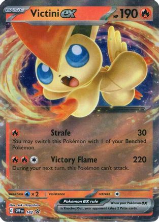 Victini ex - 142 (142) Promo Holofoil