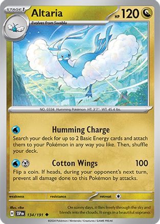 Altaria (134) Uncommon Reverse Holofoil