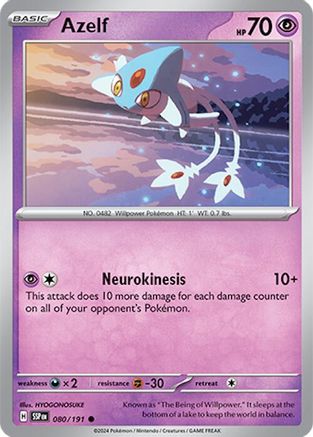 Azelf (80) Common Reverse Holofoil