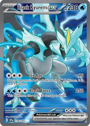 Black Kyurem ex - 218/191 (218) Ultra Rare Holofoil