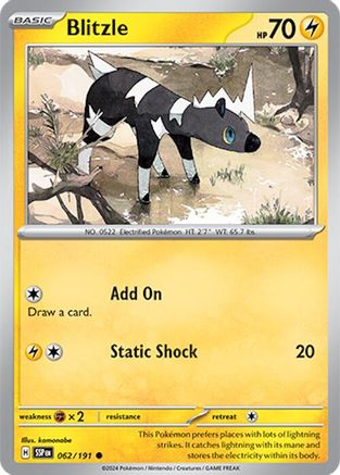 Blitzle (62) Common Reverse Holofoil