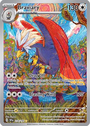 Braviary - 214/191 (214) Illustration Rare Holofoil