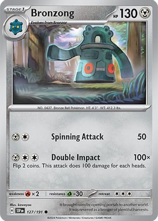 Bronzong (127) Common Reverse Holofoil