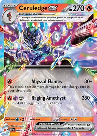 Ceruledge ex (36) Double Rare Holofoil