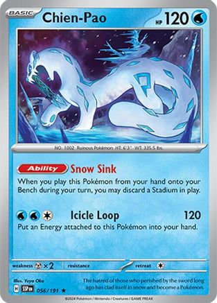Chien-Pao (56) Rare Reverse Holofoil
