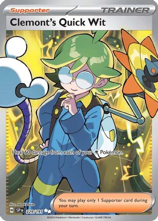 Clemont's Quick Wit - 229/191 (229) Ultra Rare Holofoil