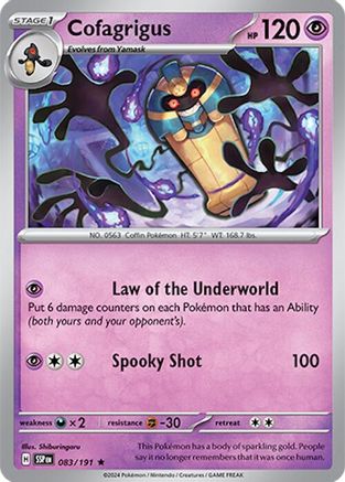 Cofagrigus (83) Rare Holofoil