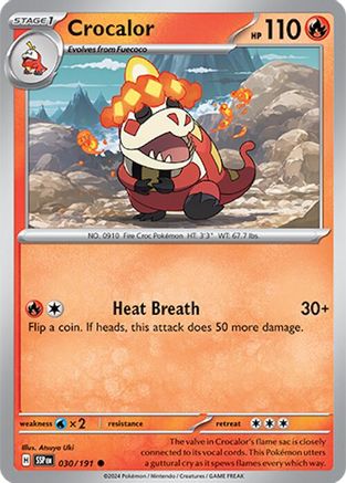 Crocalor (30) Common Reverse Holofoil
