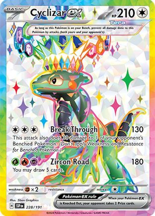 Cyclizar ex - 228/191 (228) Ultra Rare Holofoil
