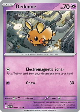 Dedenne (87) Common Reverse Holofoil