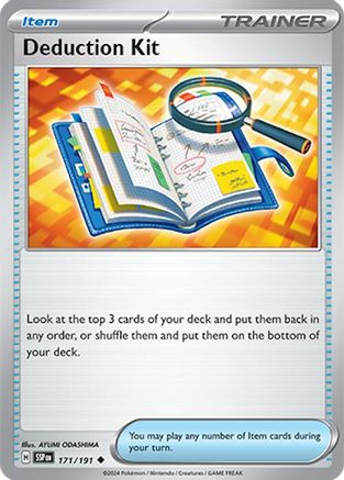 Deduction Kit (171) Uncommon Reverse Holofoil