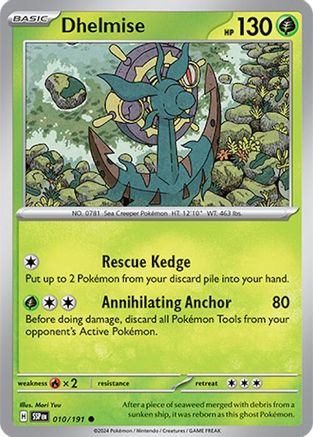 Dhelmise (10) Common Reverse Holofoil