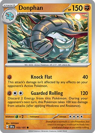 Donphan (103) Common Reverse Holofoil