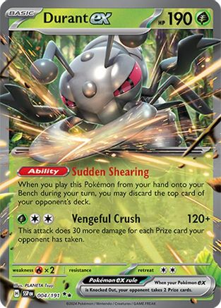 Durant ex - 004/191 (4) Double Rare Holofoil
