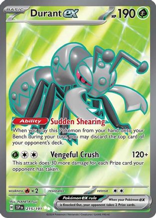 Durant ex - 215/191 (215) Ultra Rare Holofoil