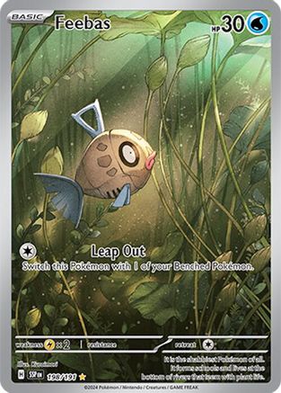 Feebas - 198/191 (198) Illustration Rare Holofoil