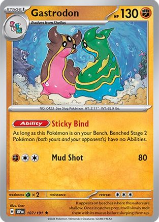 Gastrodon (107) Rare Holofoil