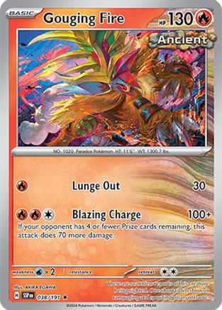 Gouging Fire (38) Rare Holofoil