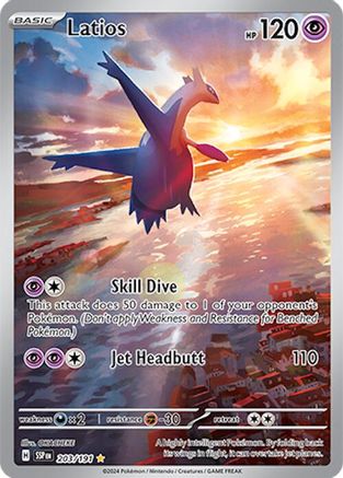 Latios - 203/191 (203) Illustration Rare Holofoil