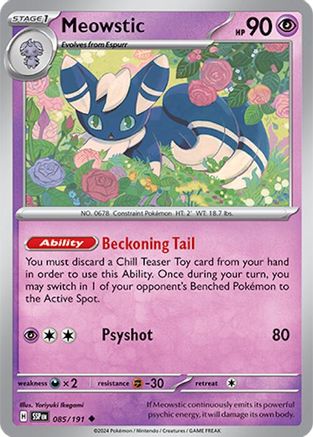 Meowstic (85) Uncommon Reverse Holofoil