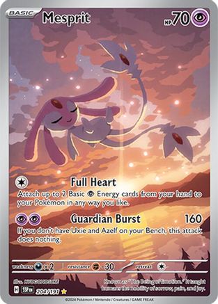 Mesprit - 204/191 (204) Illustration Rare Holofoil