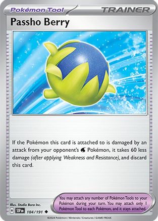 Passho Berry (184) Uncommon Reverse Holofoil
