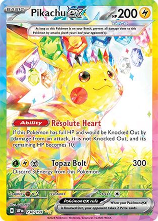 Pikachu ex - 238/191 (238) Special Illustration Rare Holofoil