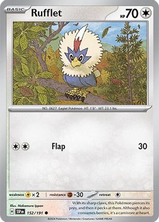 Rufflet (152) Common Reverse Holofoil