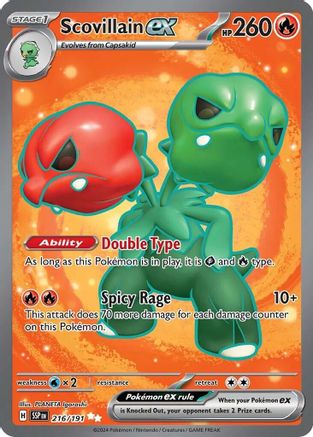 Scovillain ex - 216/191 (216) Ultra Rare Holofoil