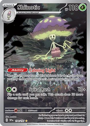 Shiinotic - 194/191 (194) Illustration Rare Holofoil