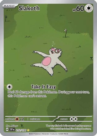 Slakoth - 212/191 (212) Illustration Rare Holofoil