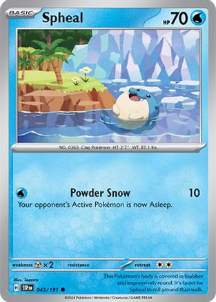 Spheal - 043/191 (43) Common