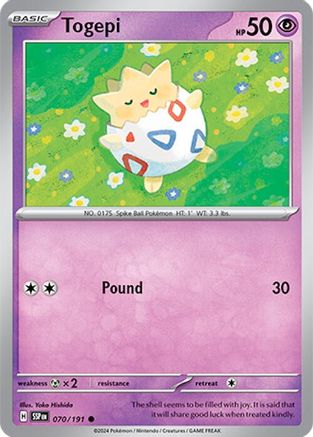 Togepi (70) Common Reverse Holofoil