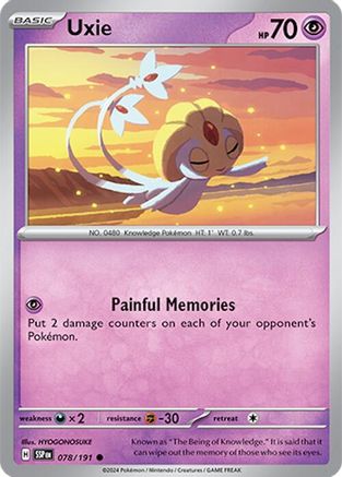 Uxie (78) Common Reverse Holofoil