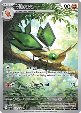 Vibrava - 206/191 (206) Illustration Rare Holofoil