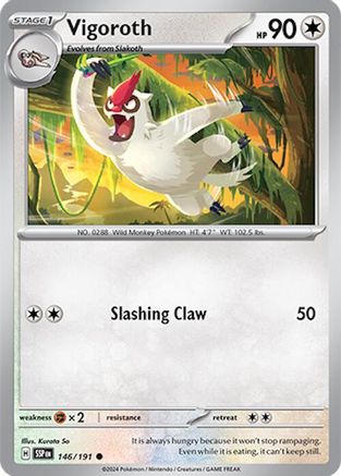 Vigoroth (146) Common Reverse Holofoil