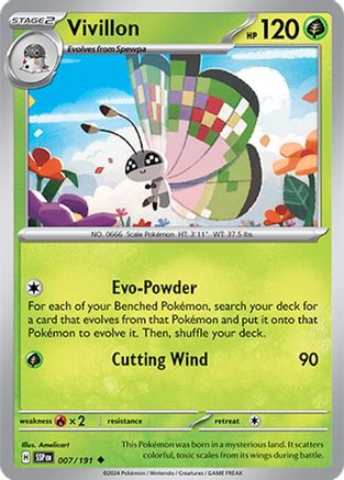 Vivillon - 007/191 (7) Uncommon