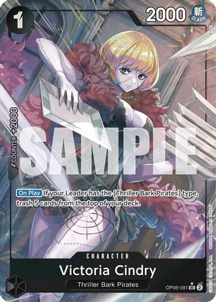 Victoria Cindry (Full Art) (OP06-091) - Premium Booster -The Best- Foil (Cabinet-NM)