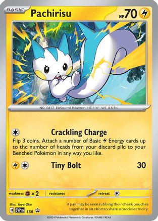 Pachirisu - 158 (158) Promo Holofoil