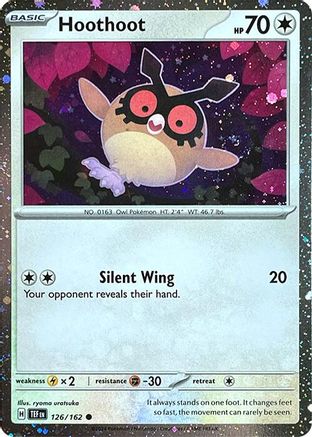 Hoothoot - 126 (Cosmos Holo) (126) Common Holofoil