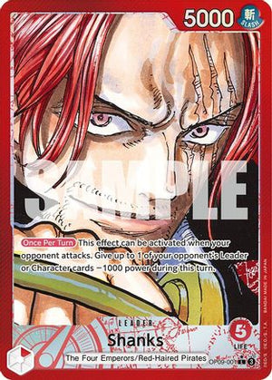 Shanks (001) (Parallel) (OP09-001) - Emperors in the New World Foil (Cabinet-NM)