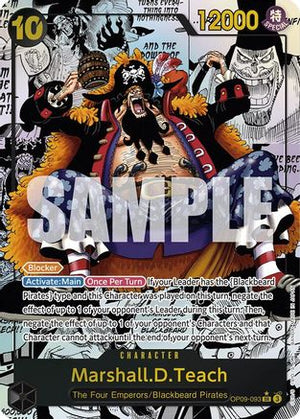Marshall.D.Teach (Manga) (OP09-093) - Emperors in the New World Foil (Cabinet-NM)