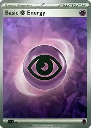 Basic Psychic Energy (Cracked Ice Holo) (13) Common Holofoil