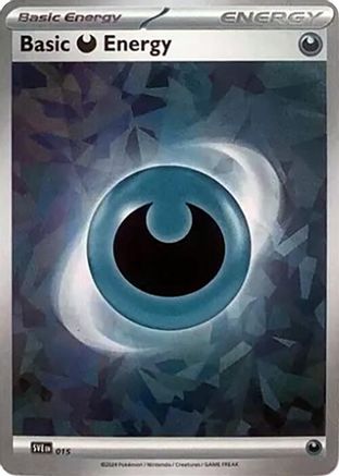 Basic Darkness Energy (Cracked Ice Holo) (15) Common Holofoil