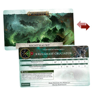 Warhammer Age of Sigmar: Warscroll Cards Nighthaunt
