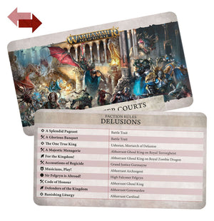 Warhammer Age of Sigmar: Warscroll Cards Flesh-Eater Courts