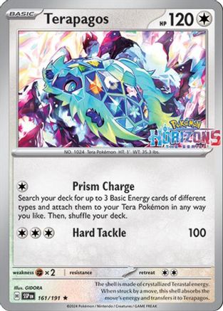 Terapagos - 161/191 (161) Rare Reverse Holofoil