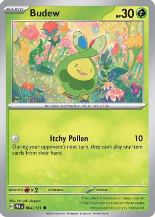 Budew (4) Common Reverse Holofoil