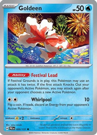 Goldeen (20) Common Reverse Holofoil